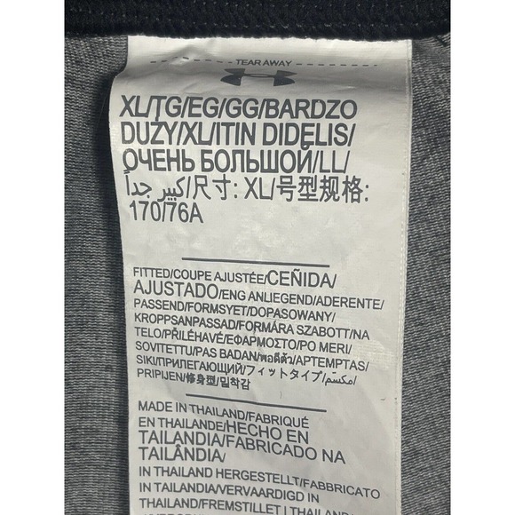 Under Armour Favorite Split Word Mark Leggings Womens XL Elastic Waist Gray - Picture 5 of 10